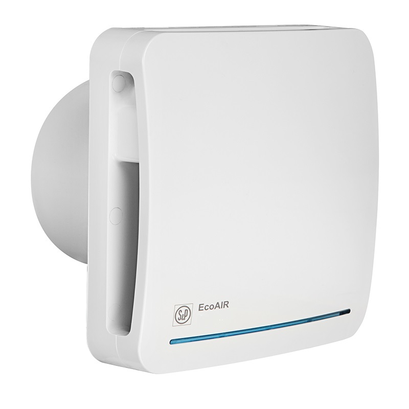 Накладной вентилятор Soler & Palau ECOAIR 100 MLC Ecowatt (Таймер, Датчик влажности, Шнурок вкл/выкл)