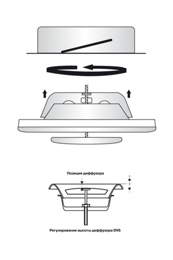 REGA black DVS 160 Черный диффузор металлический вытяжной