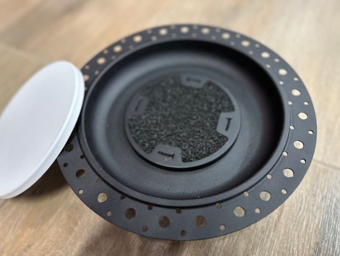 РЭД-ЛУК-SIR-D дизайнерский потолочный диффузор скрытого монтажа без видимого фланца secret белый 100