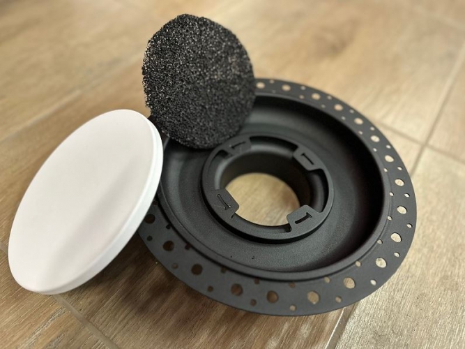 РЭД-ЛУК-SIR-D дизайнерский потолочный диффузор скрытого монтажа без видимого фланца secret белый 100