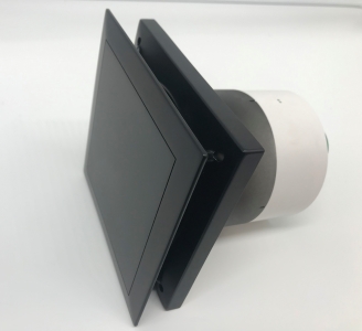 Накладной вентилятор Helios MiniVent M1/120 N/C Black Matte (таймер)