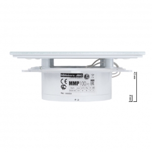 Вентилятор накладной сверхтонкий MMotors JSC MMP-01 100/90 куб/ч Пластик/Квадрат Белый