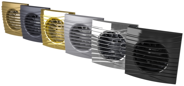 Вентилятор накладной ERA DiCiTi SILENT 4C Chrome d100