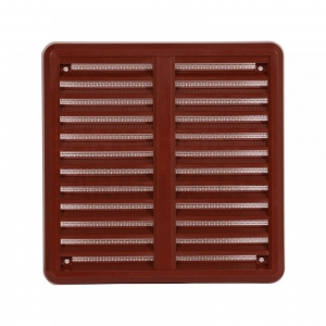 Решетка вентиляционная пластиковая Haco VM 200x200 Коричневый