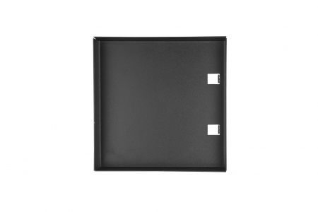 Теневой диффузор под плитку FoZa 237х237 с вентилятором на шарикоподшипнике 125СНК, обратный клапан, таймер+датчик влажности, черная, d125мм